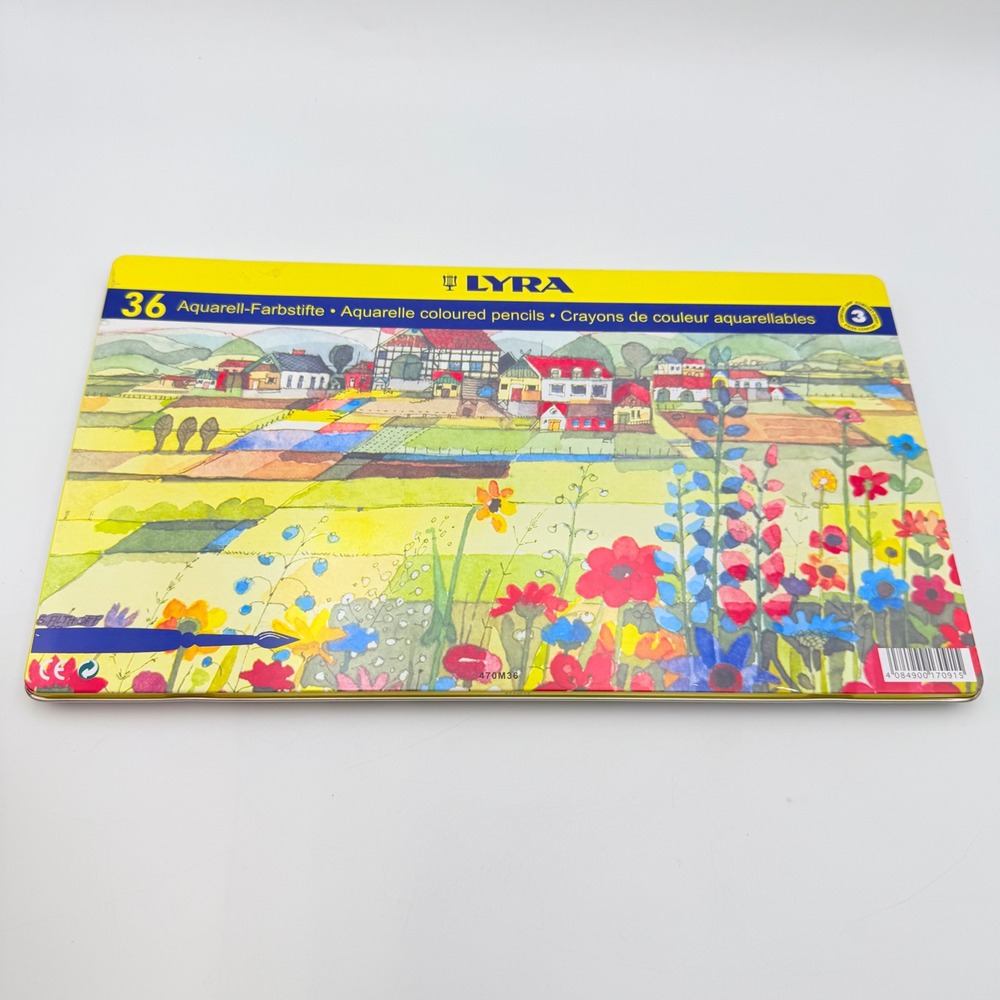 Lyra Osiris Aquarelle 36 Watercolor Pencils Set in Metal Tin Germany 470M36